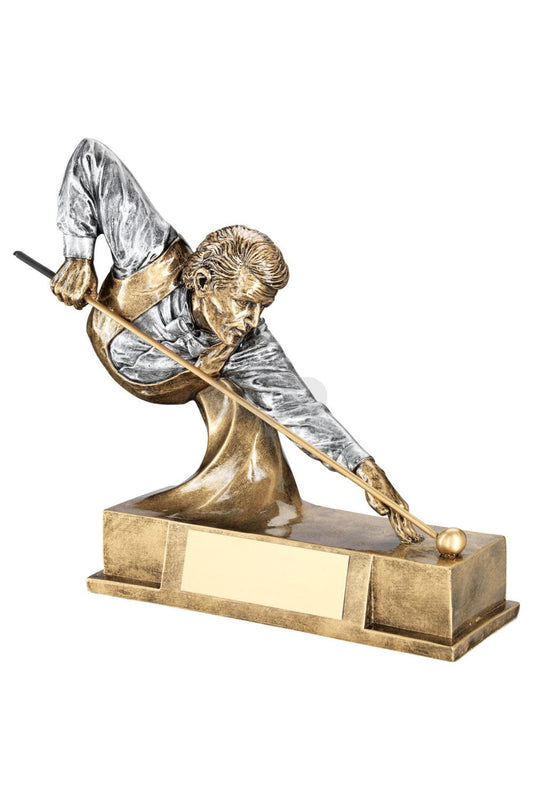 Billiards Playing Man Figurine - Decorative Object