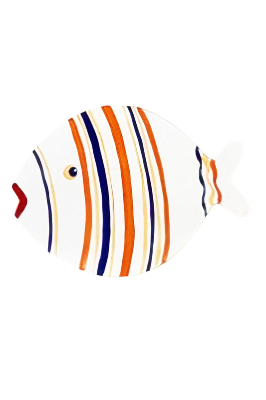 Fish Design Wooden Service Plate - American Service - Under Plate Model 2