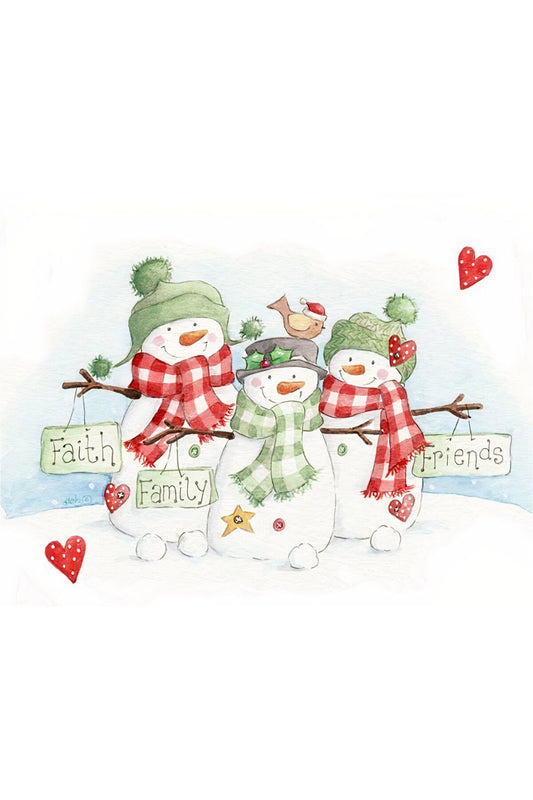 Vintage Christmas no:3 Patterned Placemat Rectangle 35 x 50 cm
