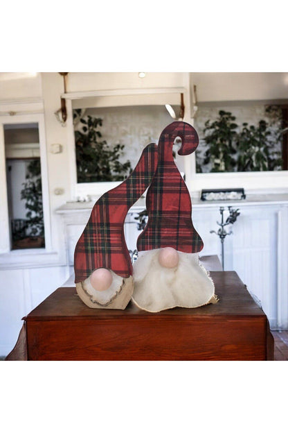 Gnome, Niffler, Bearded Buddy Plaid Wooden Decor