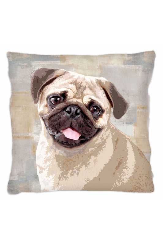 Evcil Hayvanlarımız Serisi Kırlent & Yastık & Kırlent Kılıfı - Köpekler - Pug
