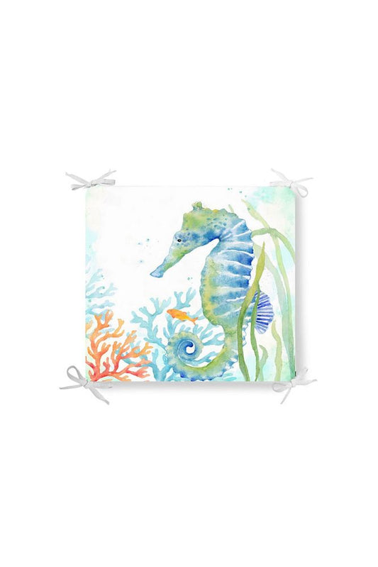 Tropical Sea Turtle Zippered Chair Cushion
