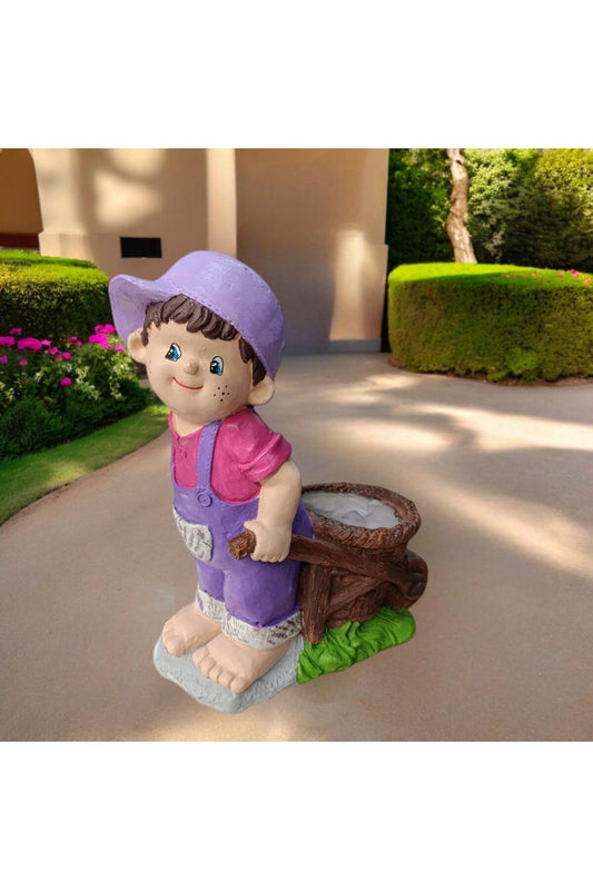 Gardener Aliş Flowerpot - Decor Product, Garden Decor, Balcony Decor, Decorative Product