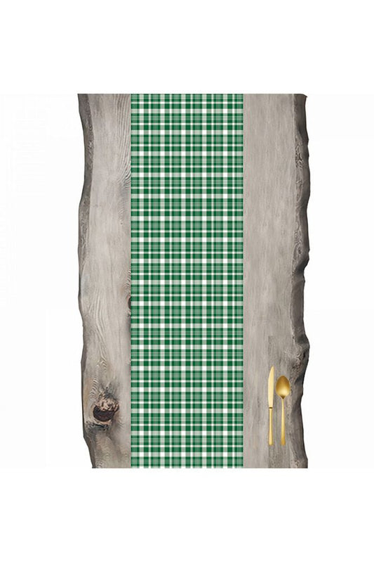 Green White Model 2 Tartan Runner - Runner