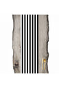 Black and White Striped Ranır - Runner