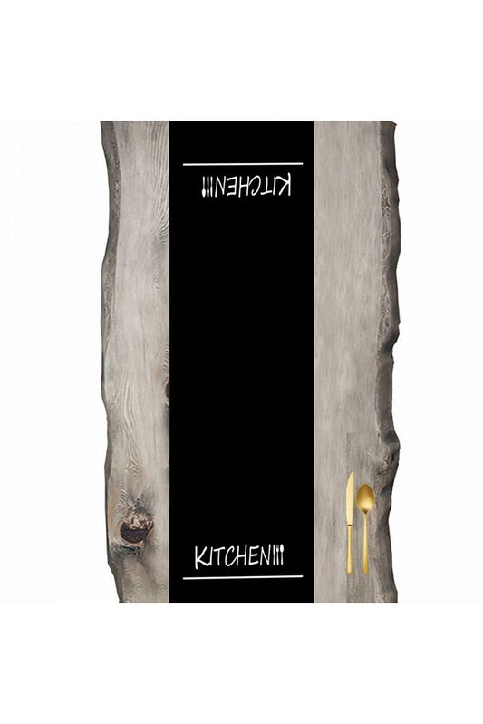 Kitchen Writing on the Ends - Runner