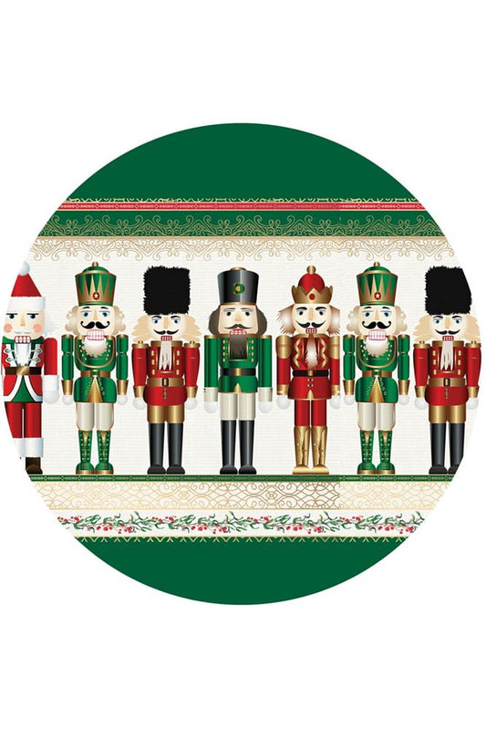Nutcracker - Tin Soldier 2-Pack Green Fabric Underplate