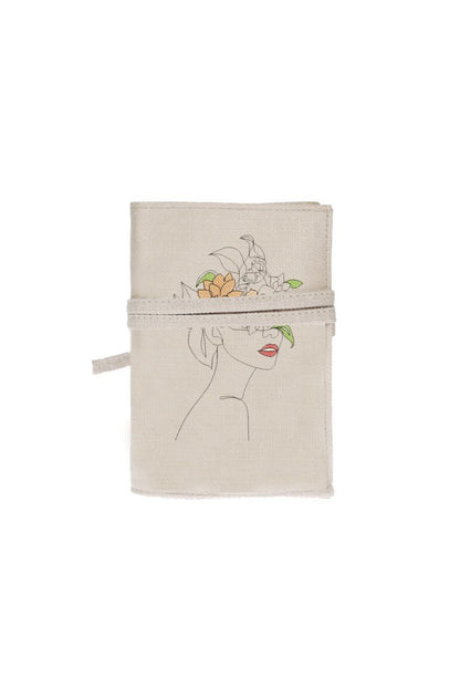 Flower Women Nakışlı Kitap - Tablet - Ebook Çantası / Kılıfı