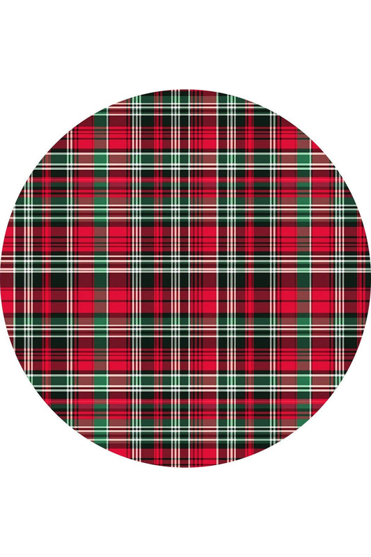 Yılbaşı Çam Ağacı Örtüsü İskoç, Tartan, Ekoseli