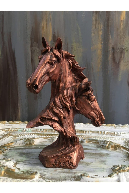 Lover Horses Figurine - Decor Bronze