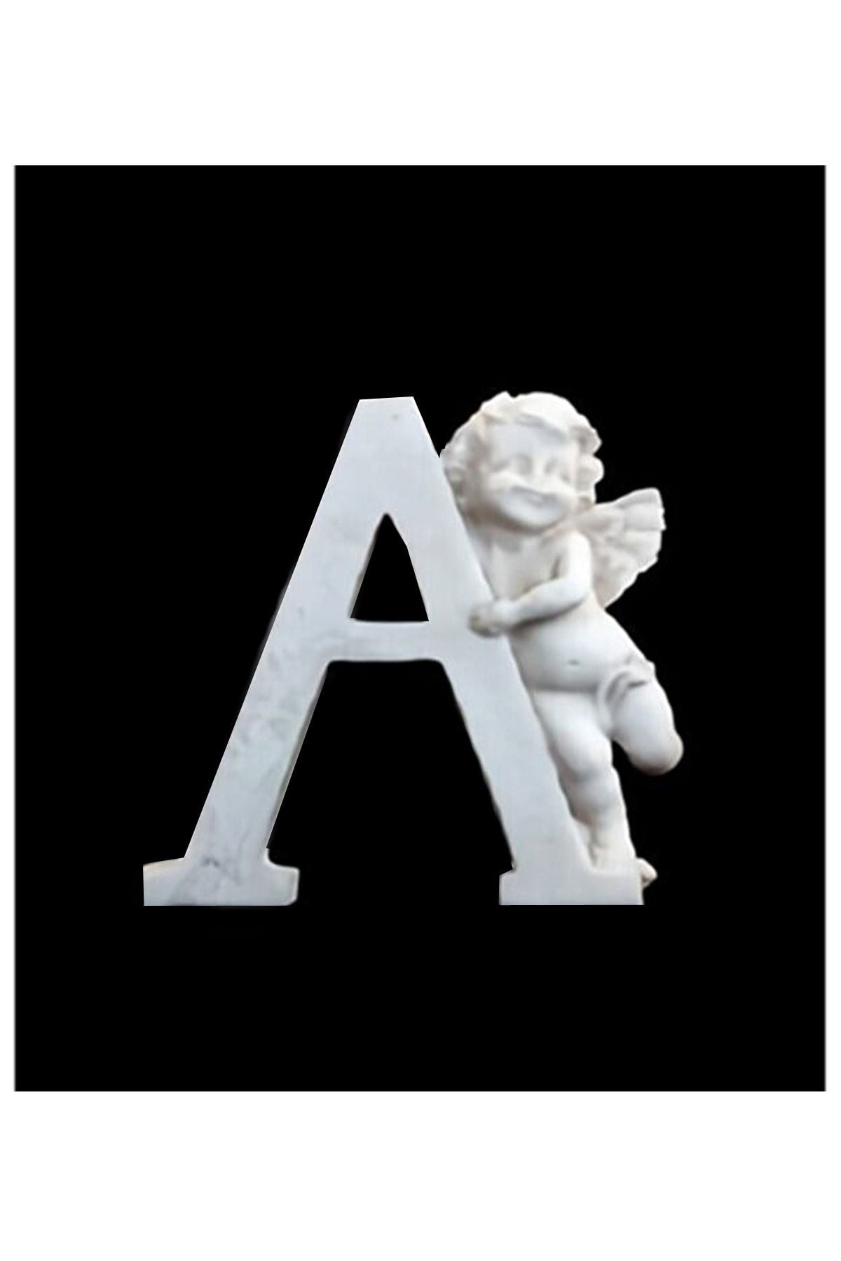 Letter A with Angels