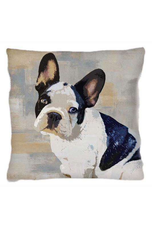 Evcil Hayvanlarımız Serisi Kırlent & Yastık & Kırlent Kılıfı - Köpekler - French Bulldog
