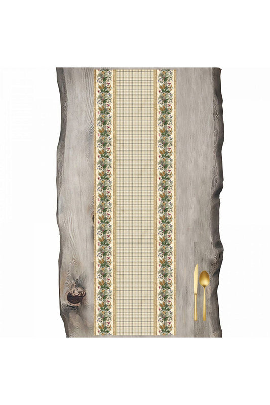 Various flowers Plaid Runner - Runner