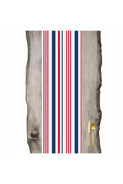 Tommy (Navy Blue - Red - White) Runner