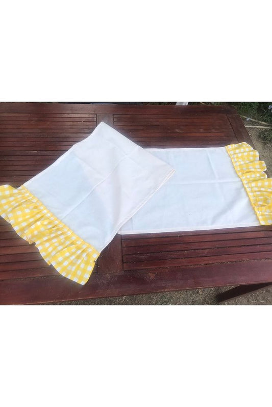 Fırfırlı Sarı Pötikare Runner & Ranir