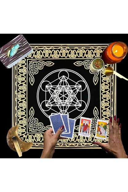 Altar Cloth, Wiccan Supplies, Spiritual Tarot Cloth Astrology Tarot Wall Decor, Sacred Cloth