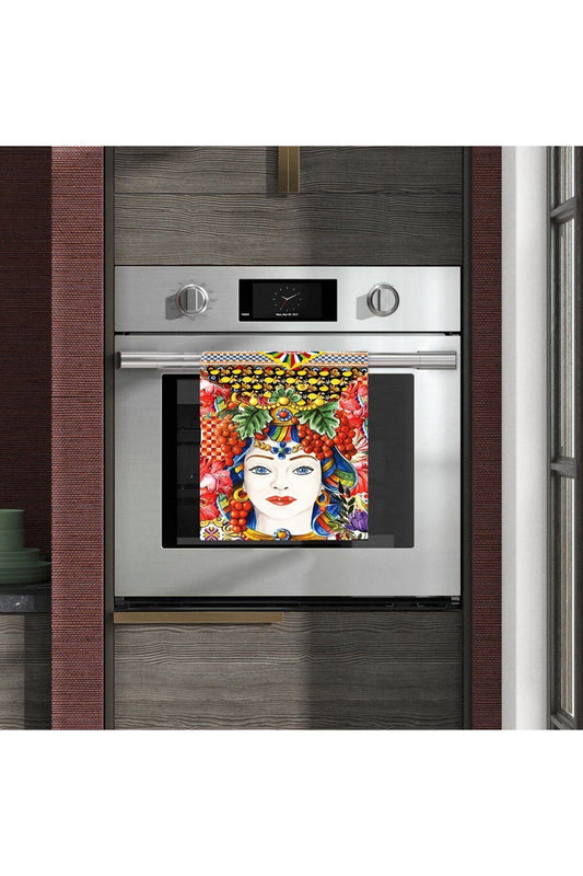 Baci Milano Patterned Oven Cover