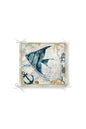 Piri Reis Fish Zippered Chair Cushion