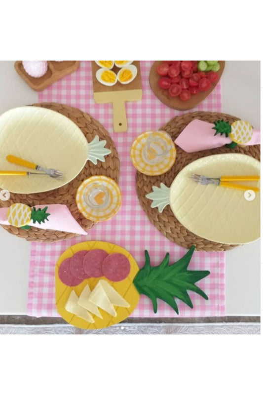 Ananas Peçete Halkası & Peçete Yüzüğü 2'li