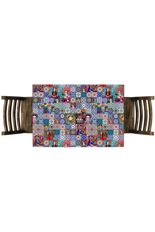 Mozaik Frida Desen Masa Örtüsü 140x220 cm