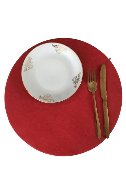 Brick Red American Service, Fabric Underlay