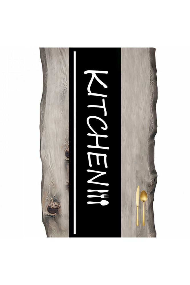Kitchen Siyah Zemin Ranır - Runner