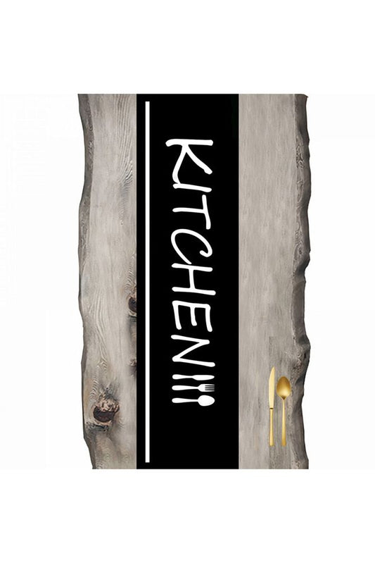 Kitchen Siyah Zemin Ranır - Runner
