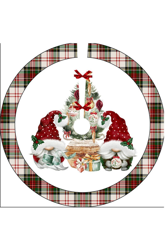 Yılbaşı Çam Ağacı Örtüsü Gnomelar Christmas partisi
