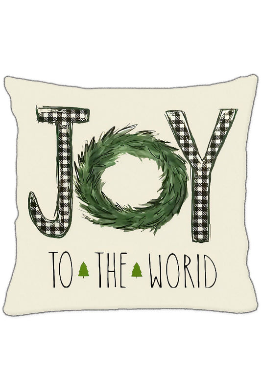 Yılbaşı, Christmas, Kış, Winter Snow Serisi Joy No:3 Kırlent - Kırlent Kılıfı