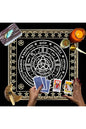 Altar Cloth, Wiccan Supplies, Spiritual Tarot Cloth Astrology Tarot Wall Decor, Sacred Cloth