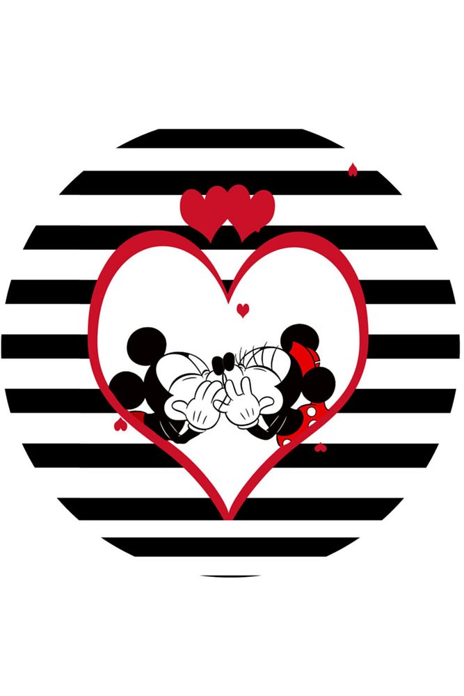 Minnie Mickey Mouse Stripe 2-Pack Fabric Underpad