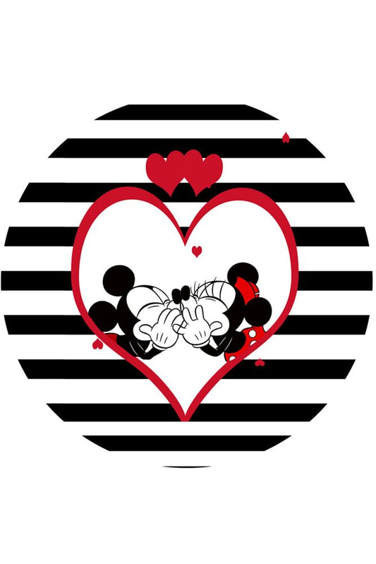 Minnie Mickey Mouse Stripe 2-Pack Fabric Underpad