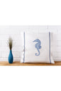 Crab, Starfish, Seahorse and Coral Sea Themed Decorative Pillow Case Set of 4