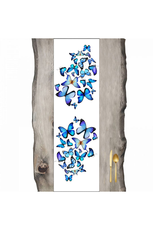 Blue Butterflies - Runner