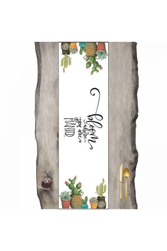Kaktüs Bloom Where You Are Planted Ranir - Runner