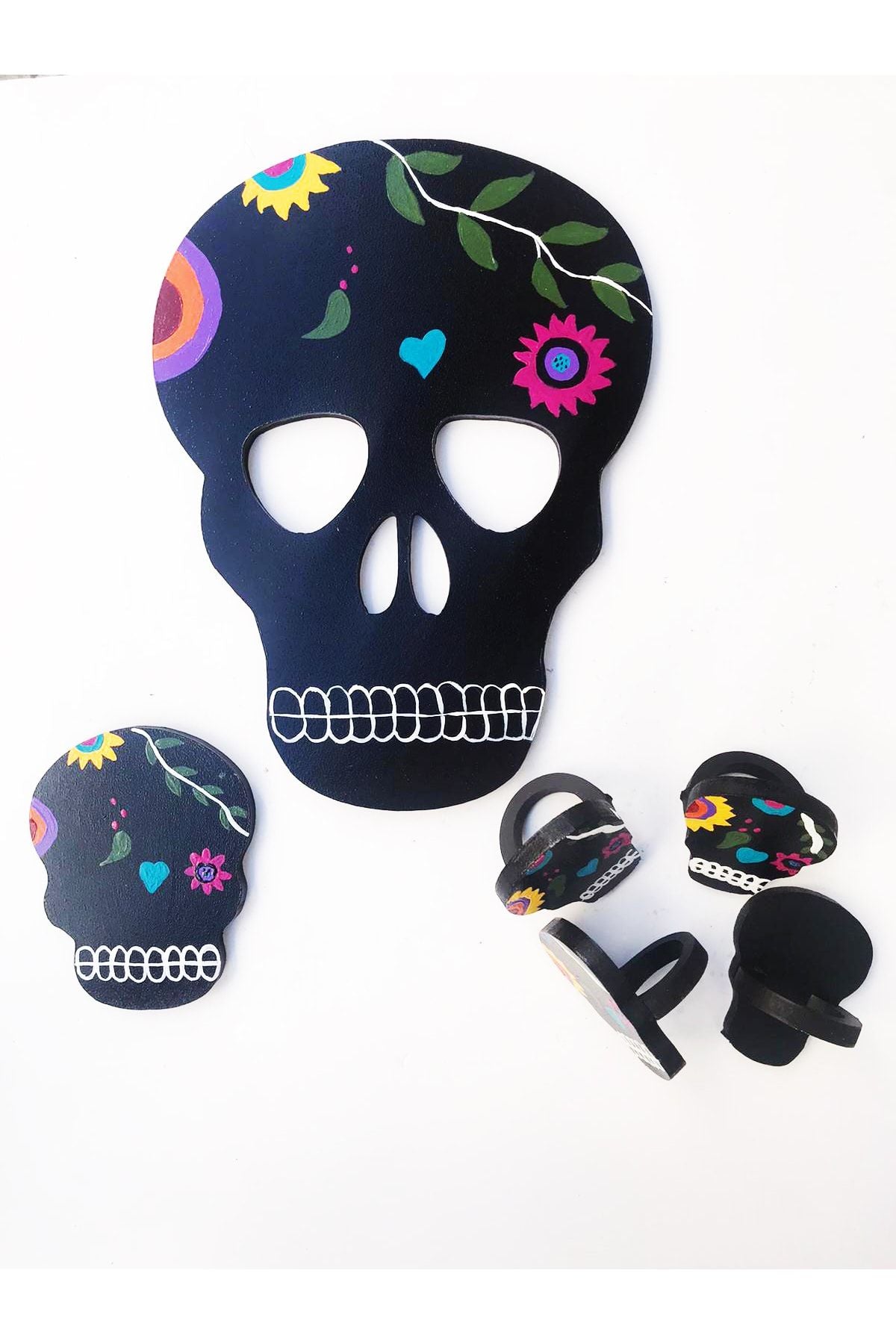 Halloween Skeleton - Skull Coaster