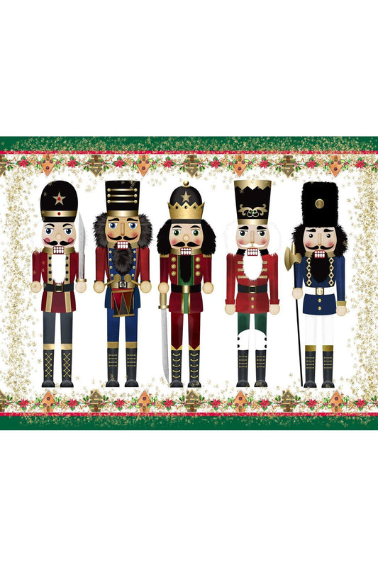 Nutcracker Fındıkkıran Desenli Amerikan Servisi Dikdörtgen 35 x 50 cm
