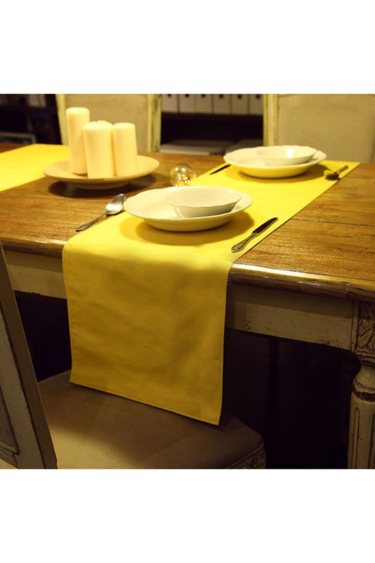 Plain Lemon Yellow Runner - Runner