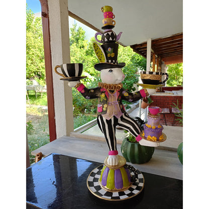 Alice in Wonderland Tea Time Object 58cm Colorful