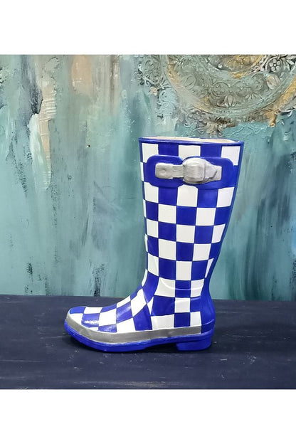 Mackenzie Blue Ceramic Boots