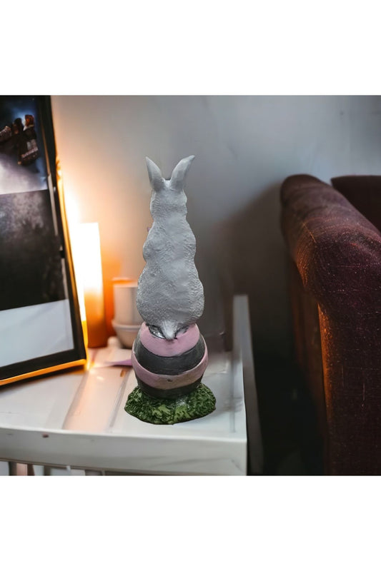 Rabbit on Egg Decorative Object