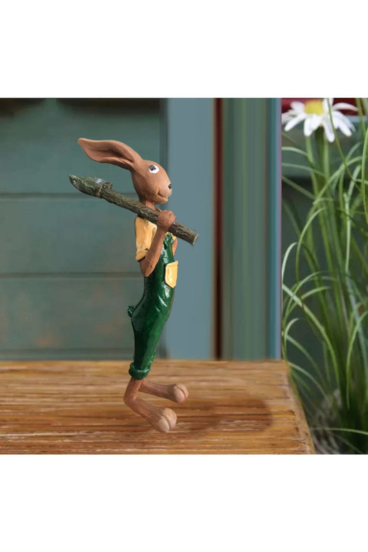 Gardener Brothers Rabbit Family Decorative Oble 3 Pieces