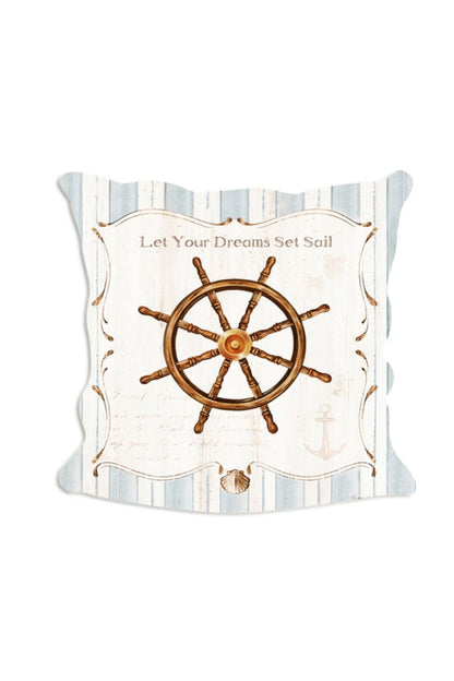 Marine Model 4lü Kırlent Kılıfı Ve Runner Seti No:307