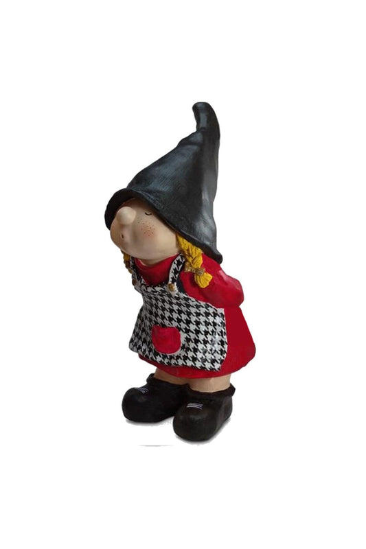Dwarf Statue Set (2 PIECES) Red Black (43X20CM)