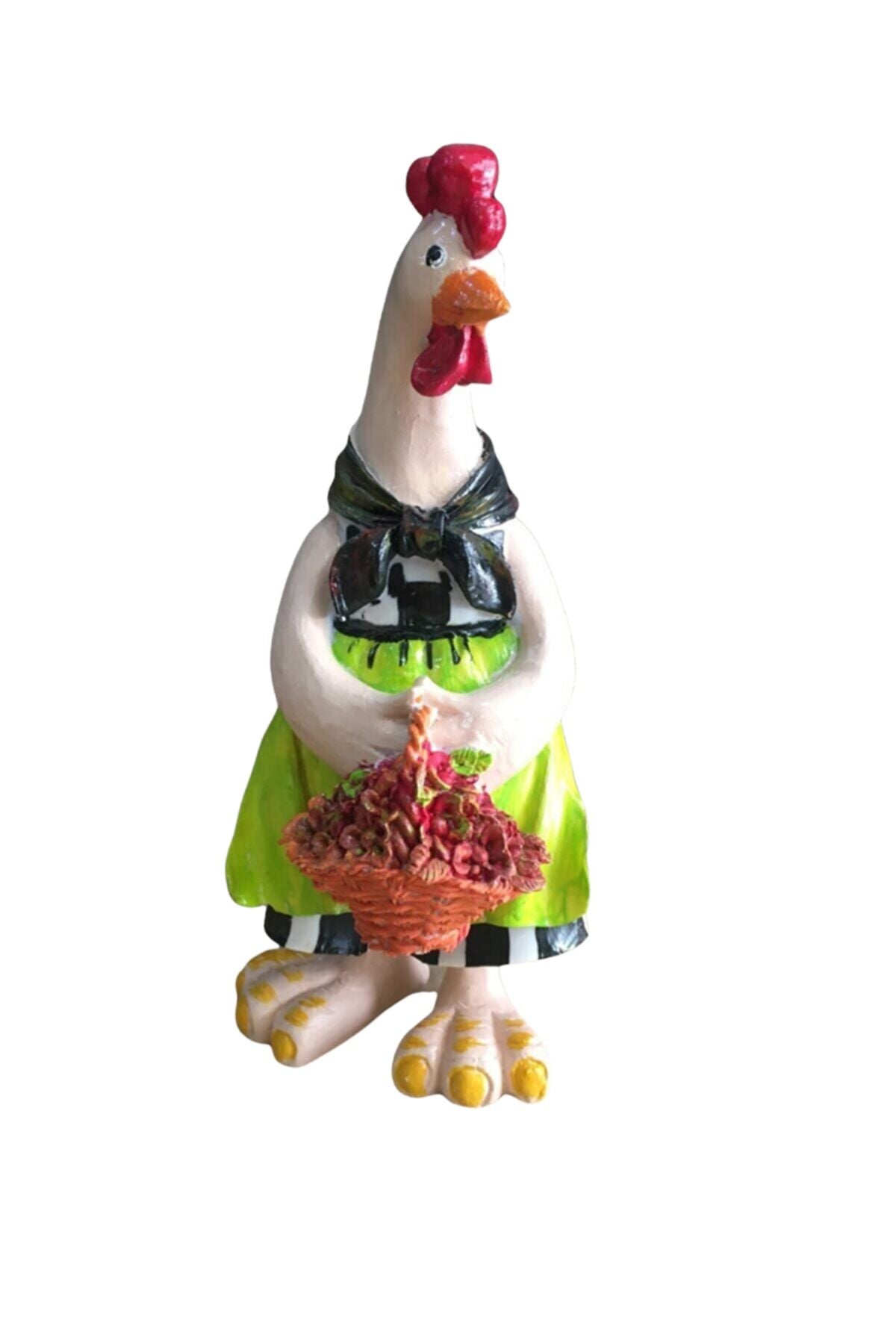 Lady Gardener Chicken Figurine - Decor - Decor