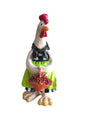 Lady Gardener Chicken Figurine - Decor - Decor