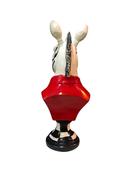 Cute Zebra Red Decorative Object