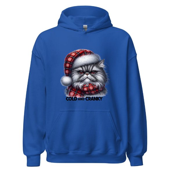 Cats Old and Cranky - Cat Hoodie Hooded Sweatshirt