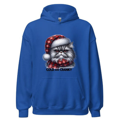 Cats Old and Cranky - Cat Hoodie Hooded Sweatshirt