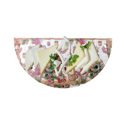 Half Moon Shaped Presentation, Tray - New Year, Christmas, Special Event, Presentation